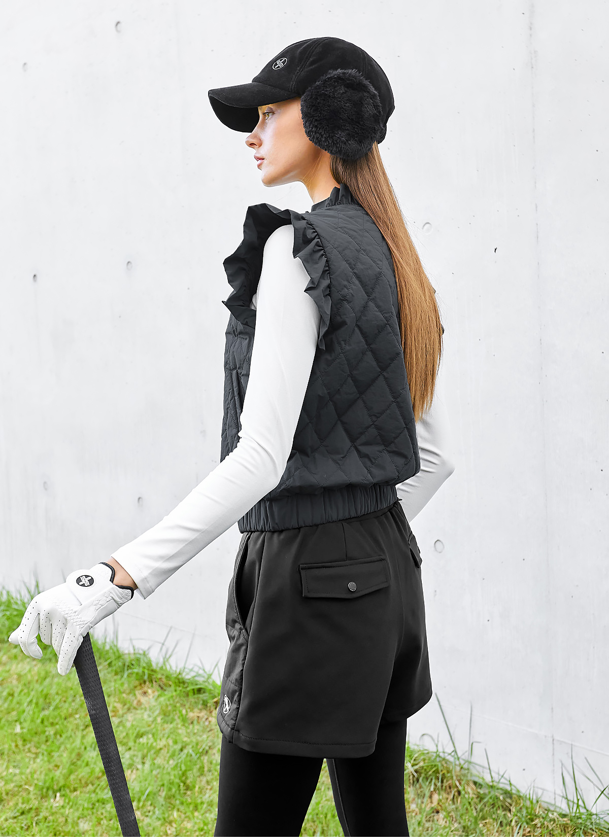 블랙라벨 시그니처 360N 패딩 쇼츠 기모 레깅스 상세 이미지 9