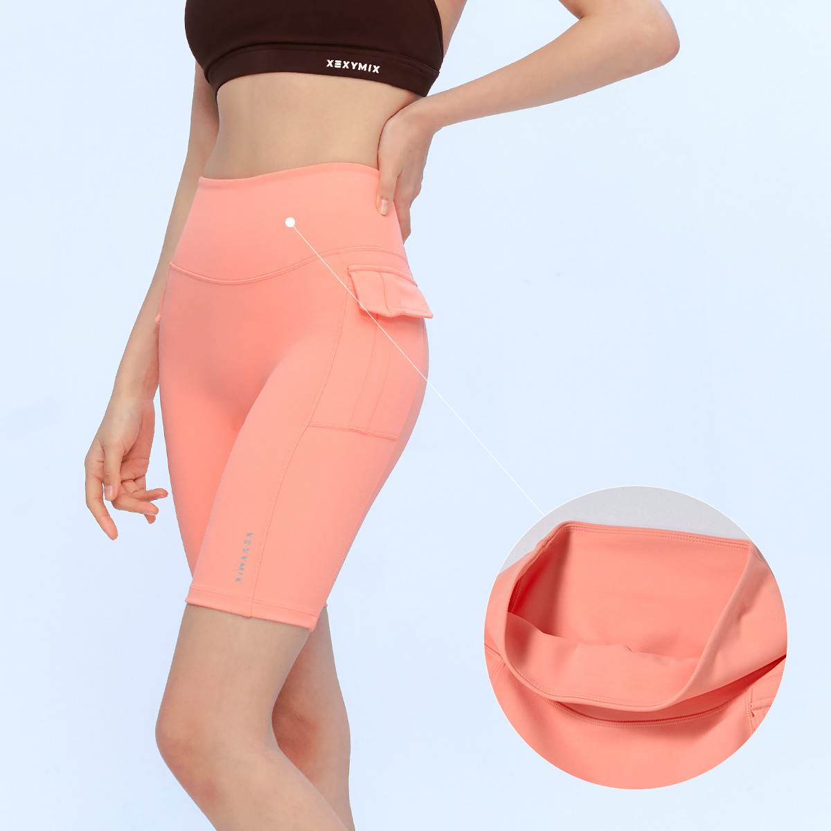 블랙라벨 시그니처 360N 아웃포켓 레깅스 4.5부 1+1 상세 이미지 31