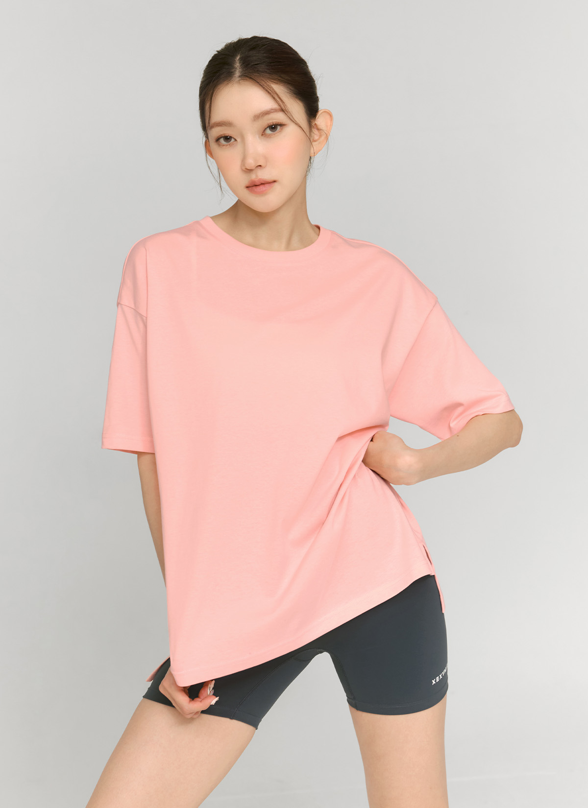 젝시믹스 필리퍼 코튼 오버핏 티셔츠 1+1