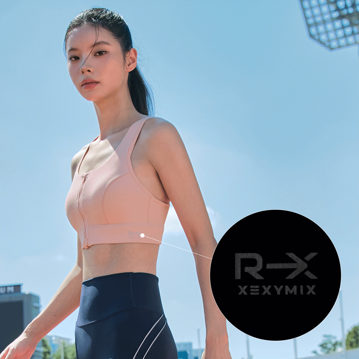 RX BLACK LABEL シグネチャー パワーライズ ハイサポート ジップブラトップ