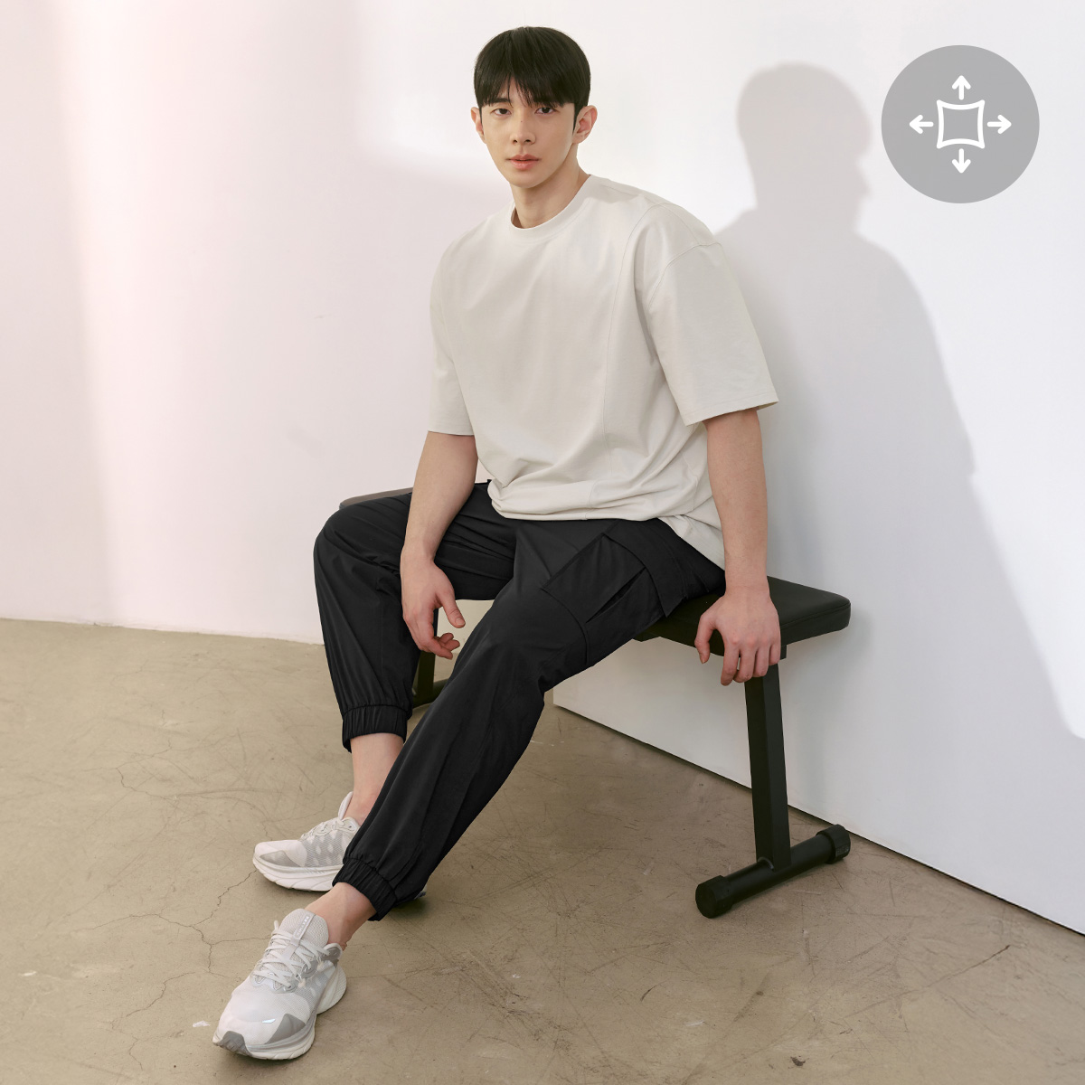 엘라스틱 루즈핏 카고 조거팬츠 상세 이미지 48