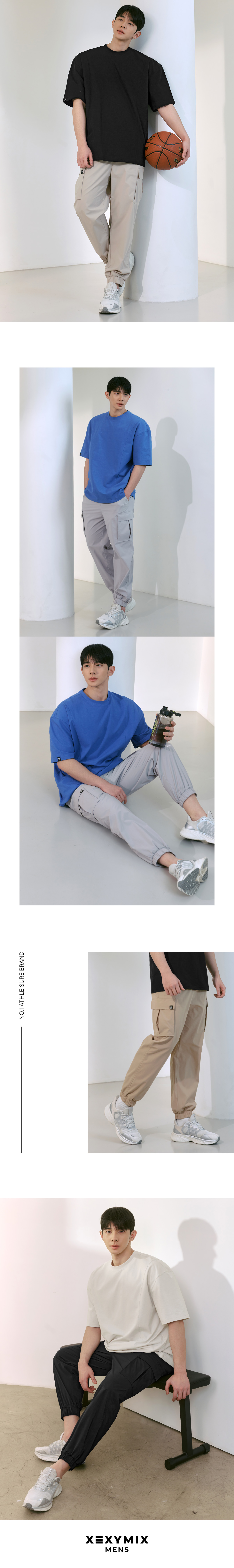 엘라스틱 루즈핏 카고 조거팬츠 상세 이미지 29