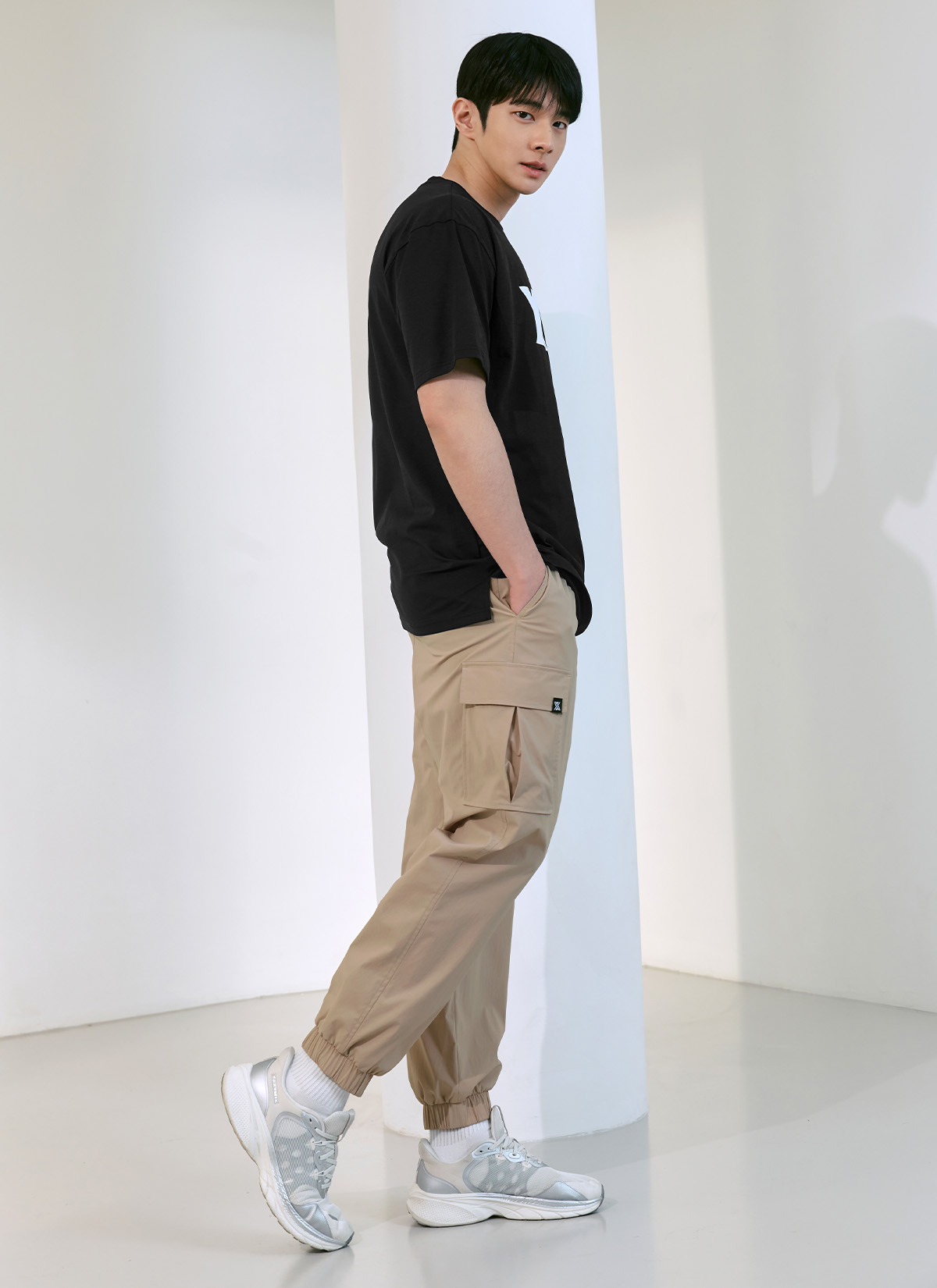엘라스틱 루즈핏 카고 조거팬츠 상세 이미지 20