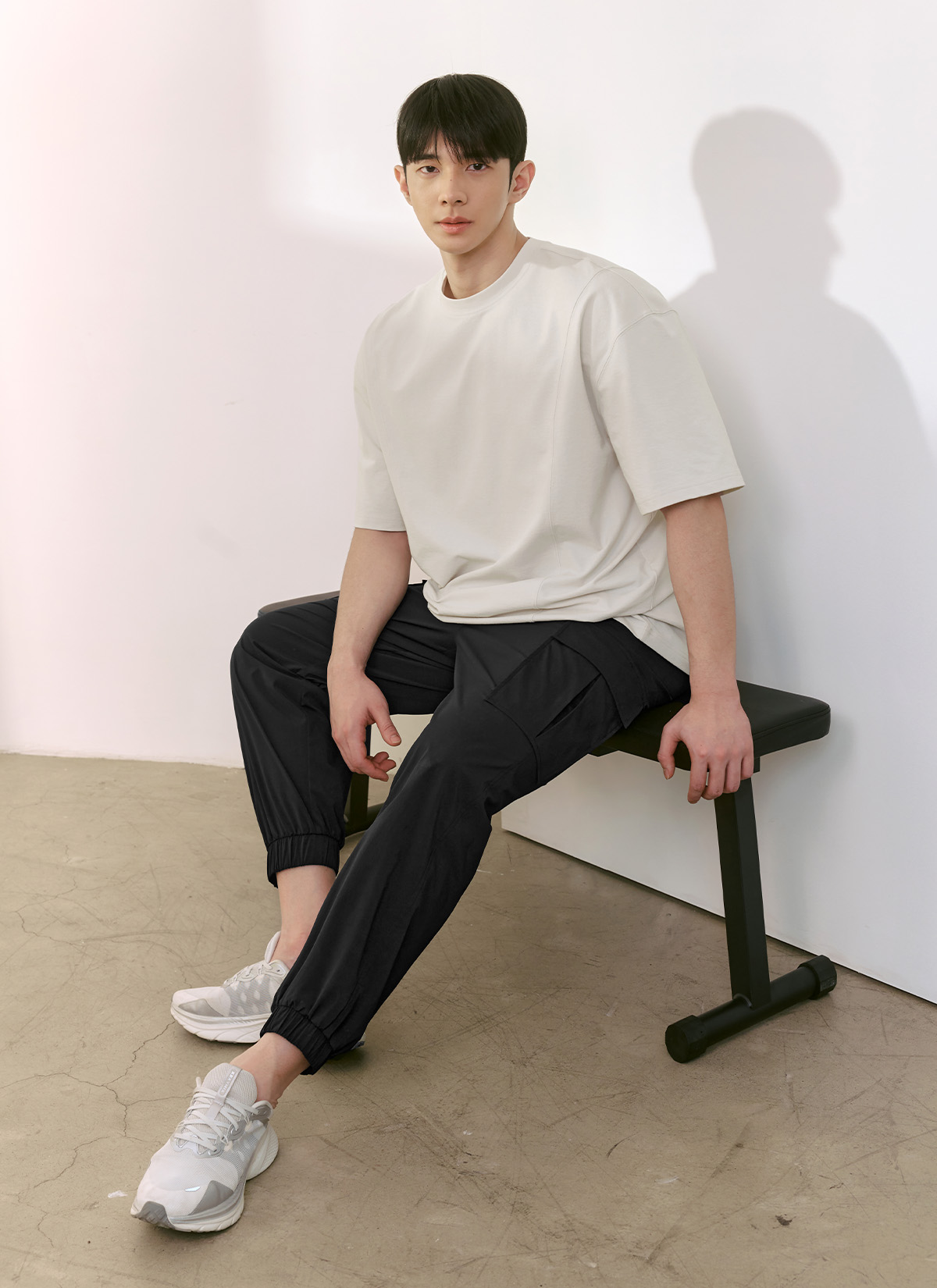 엘라스틱 루즈핏 카고 조거팬츠 상세 이미지 3