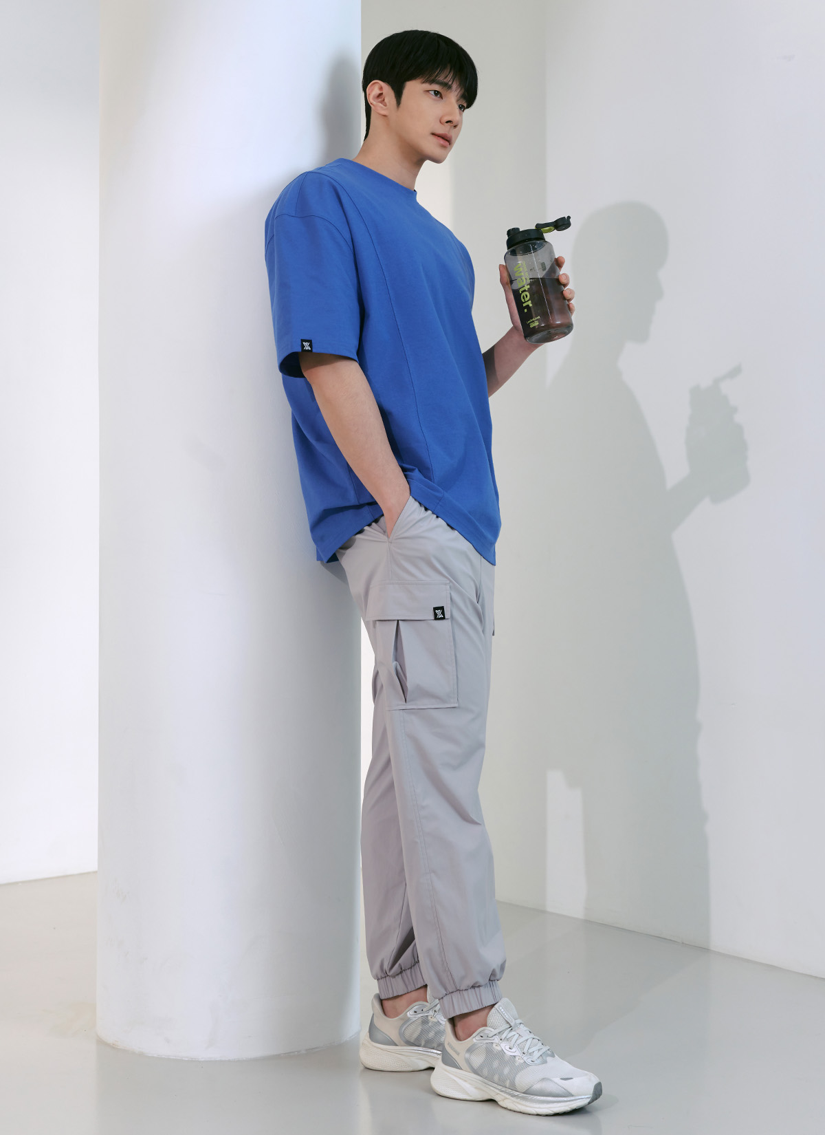 엘라스틱 루즈핏 카고 조거팬츠 상세 이미지 8