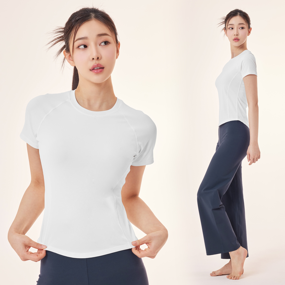 데일리페더 슬림핏 숏슬리브 1+1 상세 이미지 84