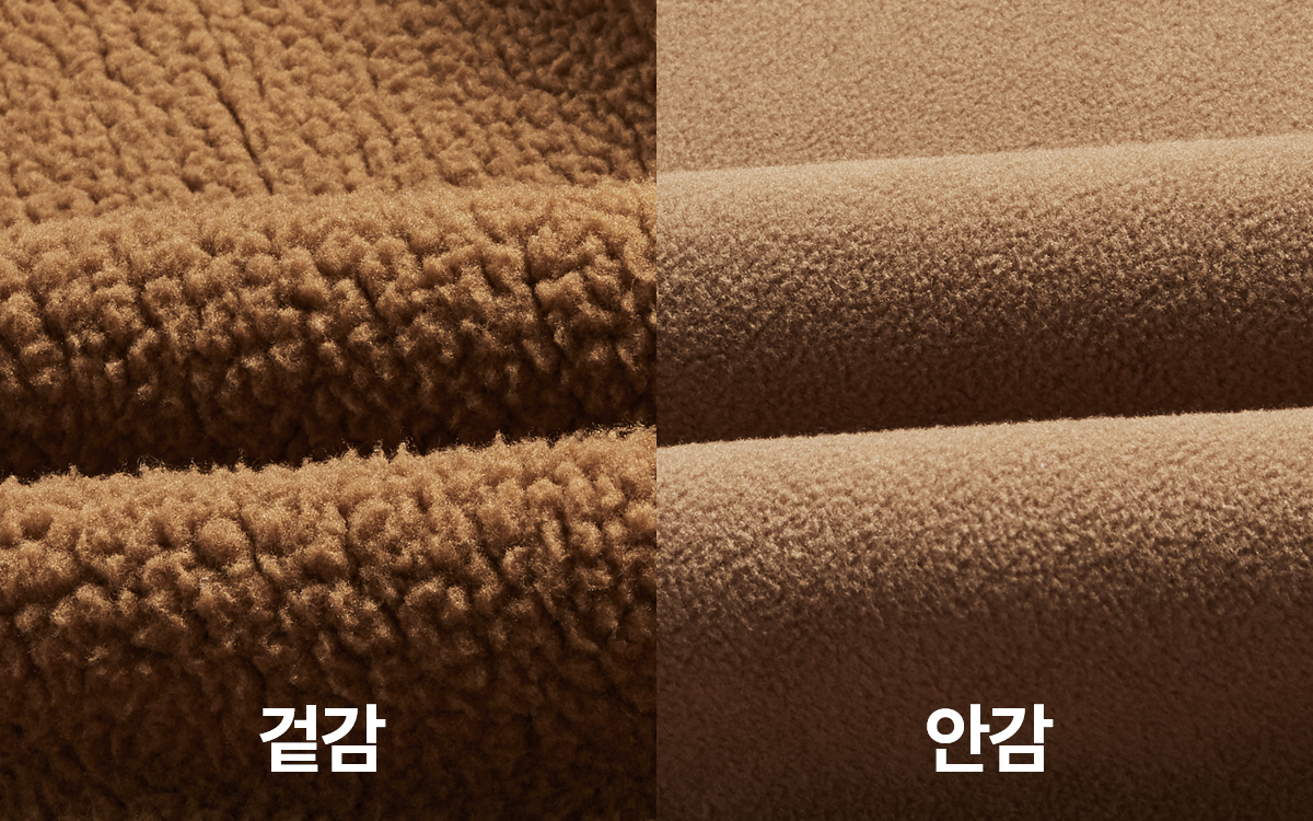 쉐르파 하이넥 점퍼 페일오렌지 상세 이미지 24