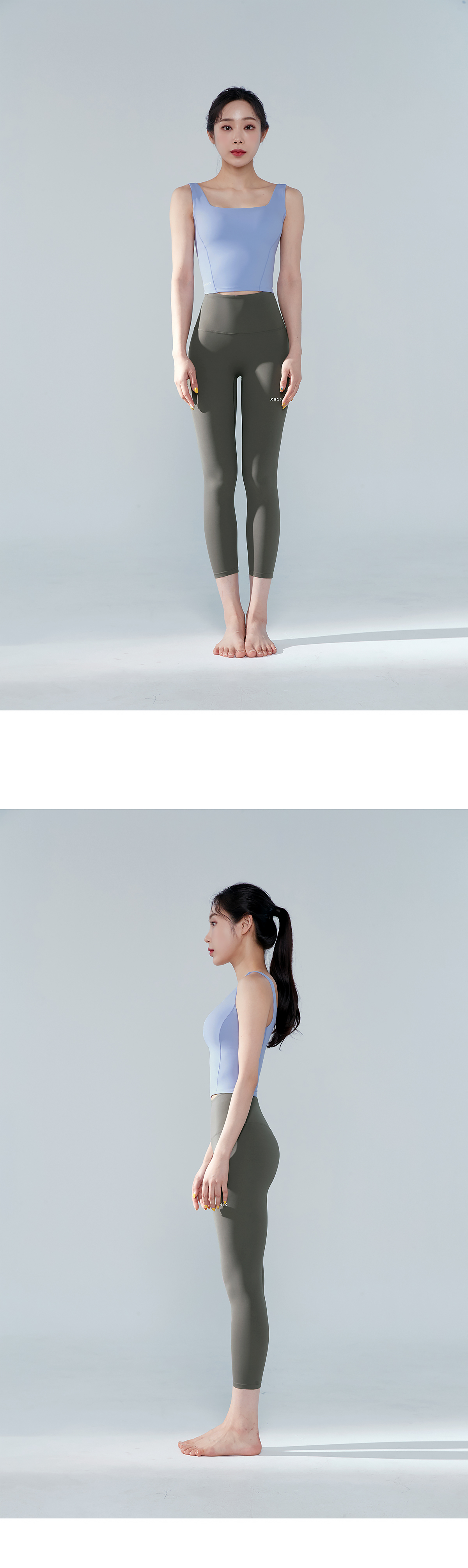 블랙라벨 시그니처 360N 8.5부 레깅스 애쉬무드 상세 이미지 34