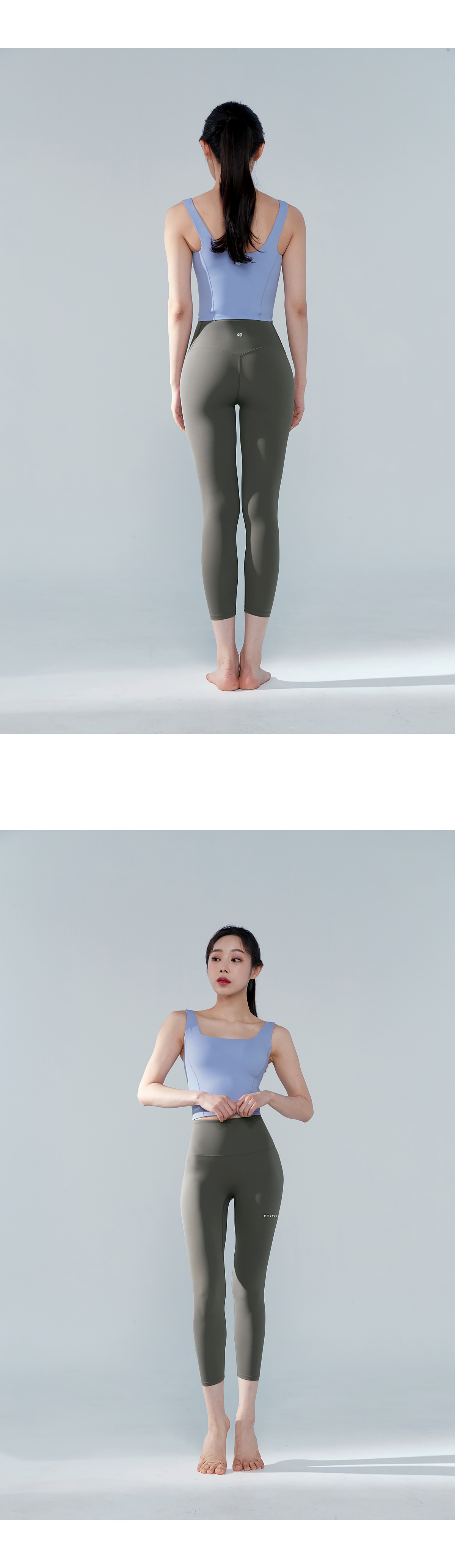 블랙라벨 시그니처 360N 8.5부 레깅스 애쉬무드 상세 이미지 35