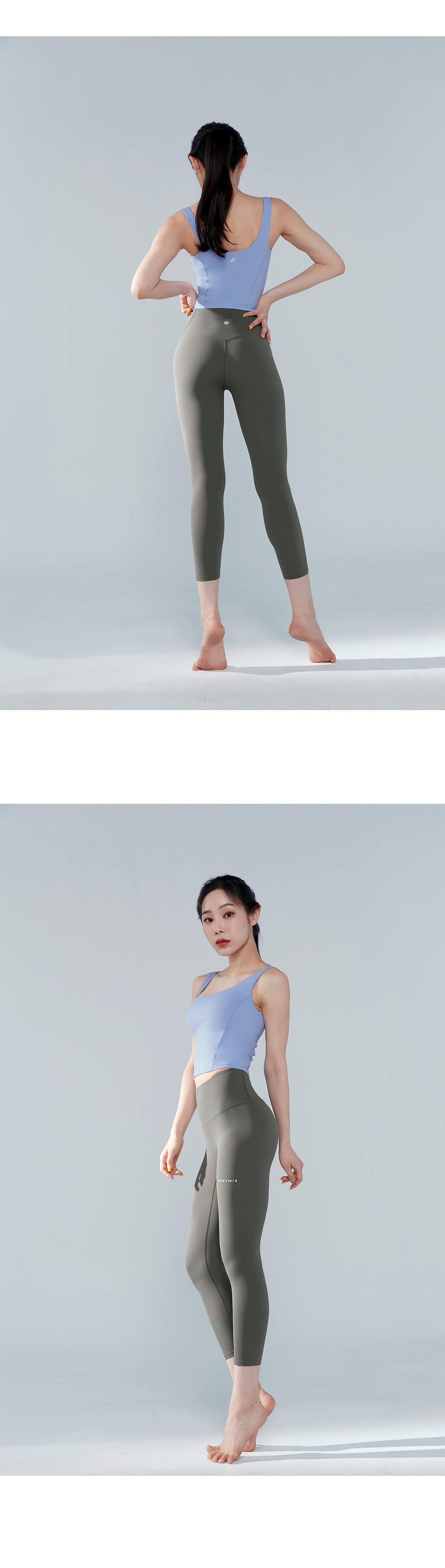 블랙라벨 시그니처 360N 8.5부 레깅스 애쉬무드 상세 이미지 37