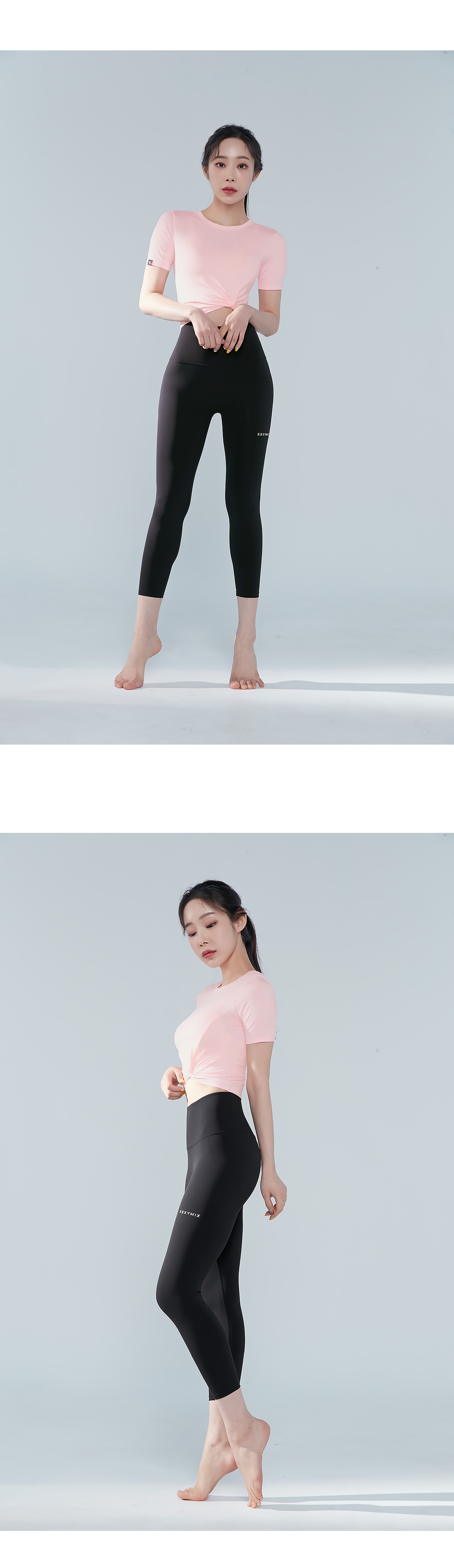 블랙라벨 시그니처 360N 8.5부 레깅스 블랙 상세 이미지 41