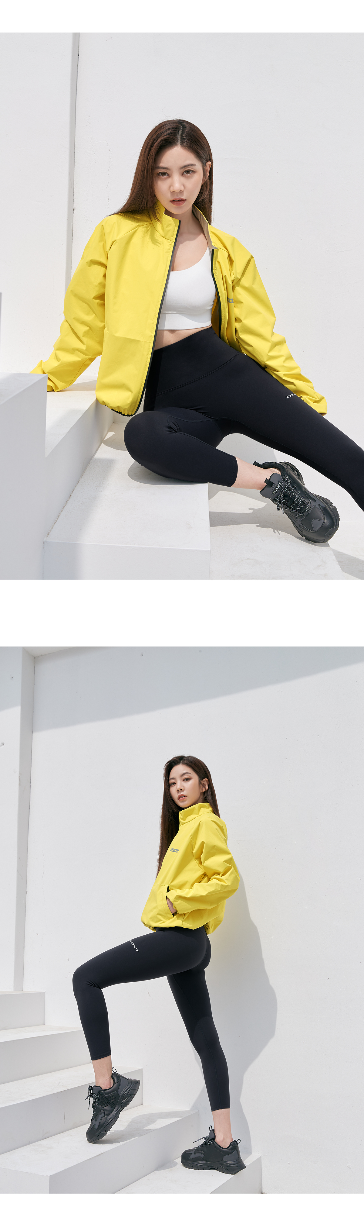 블랙라벨 시그니처 360N 8.5부 레깅스 에보니그레이 상세 이미지 36