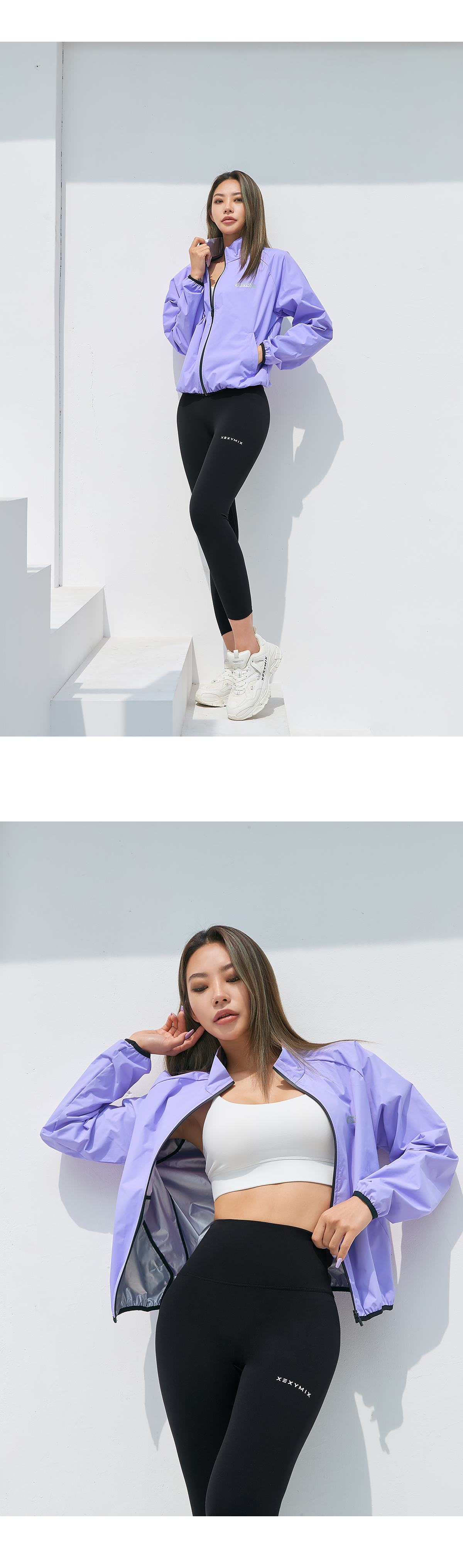 블랙라벨 시그니처 360N 8.5부 레깅스 블랙 상세 이미지 35