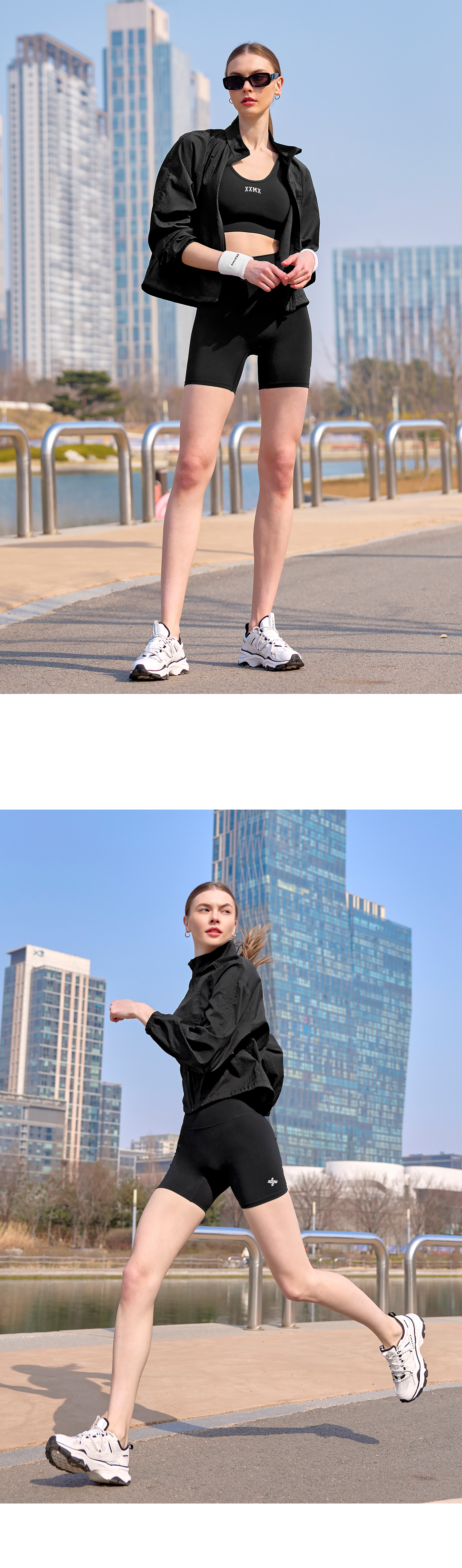 젤라 인텐션 바이커 쇼츠 3부 블랙 상세 이미지 14