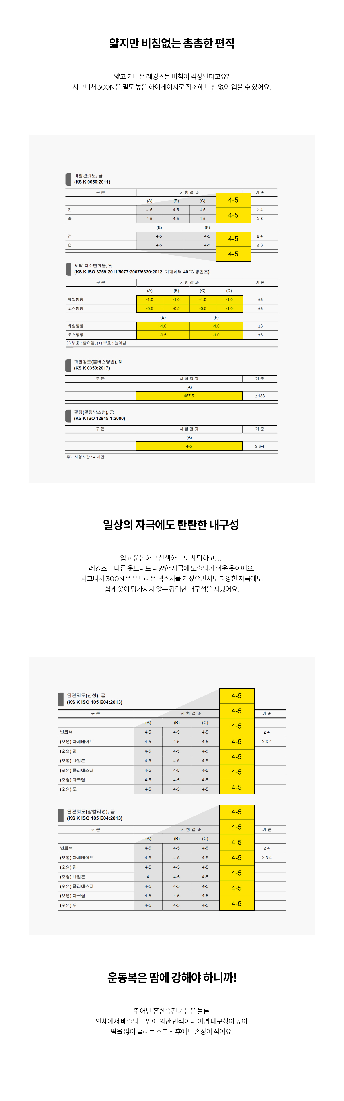블랙라벨 시그니처 300N 수퍼라이트 레깅스 상세 이미지 13