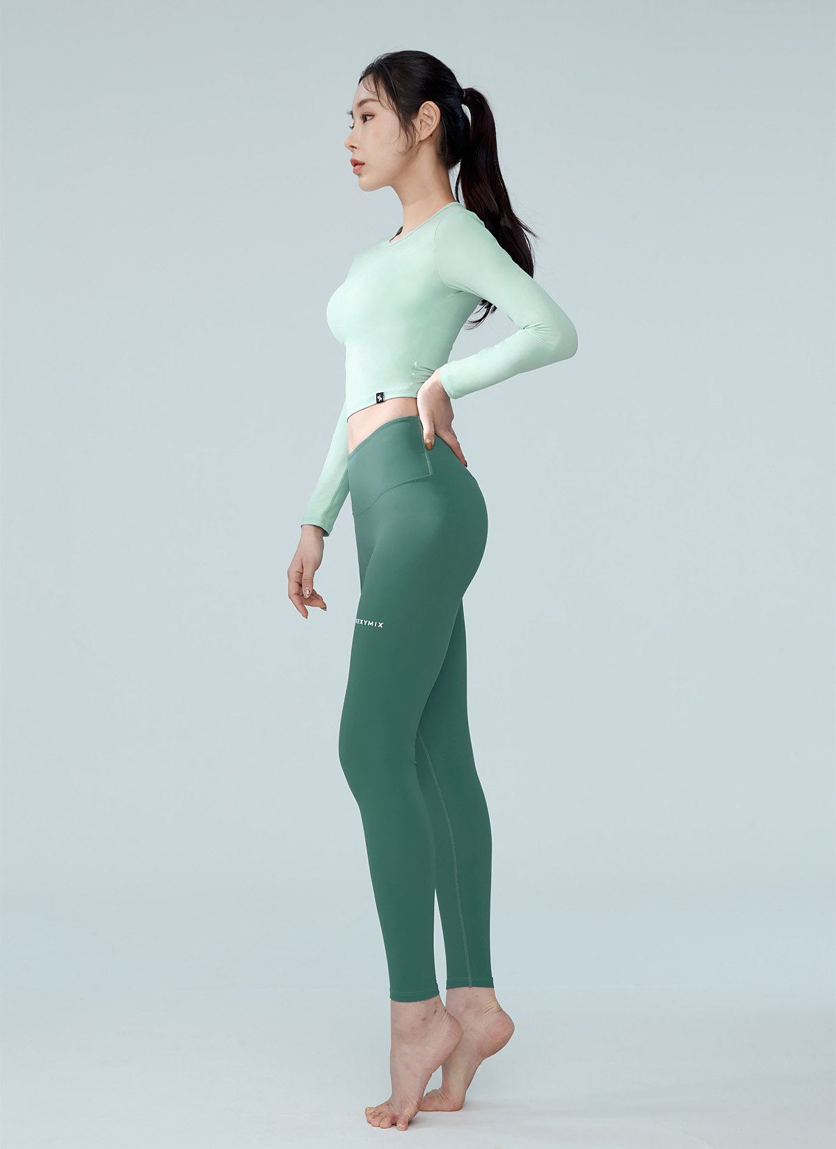 블랙라벨 시그니처 360N 레깅스 에버그린 상세 이미지 31