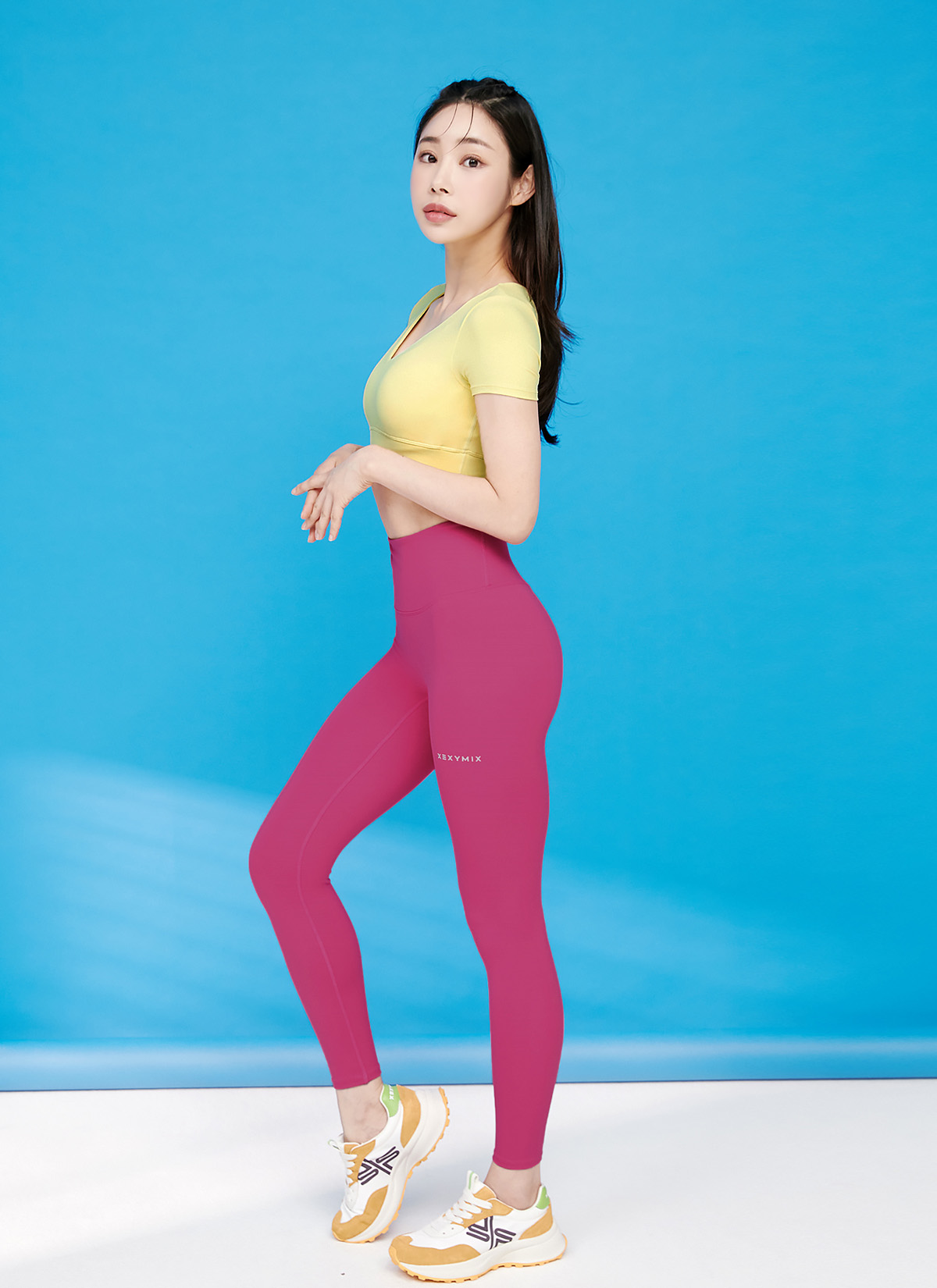 블랙라벨 시그니처 360N 레깅스 핑크크러쉬 상세 이미지 32