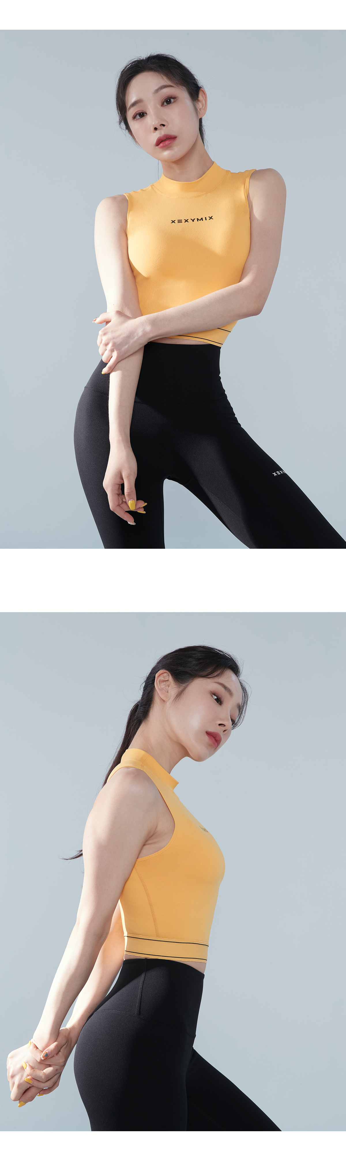 블랙라벨 시그니처 360N 8.5부 레깅스 블랙 상세 이미지 51