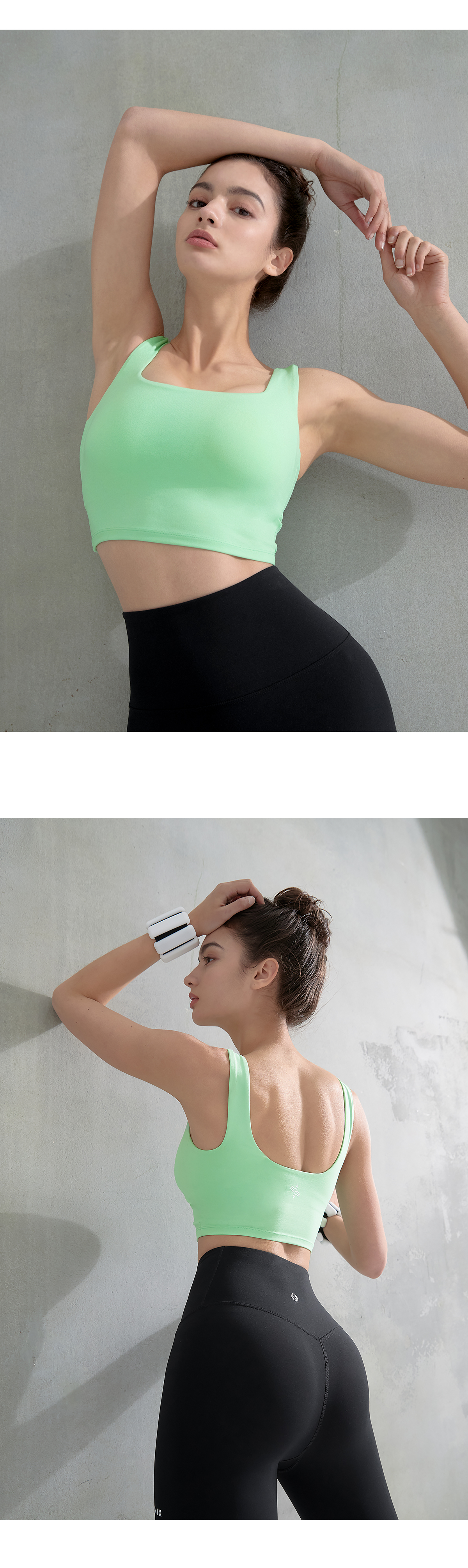 블랙라벨 시그니처 360N 8.5부 레깅스 블랙 상세 이미지 25