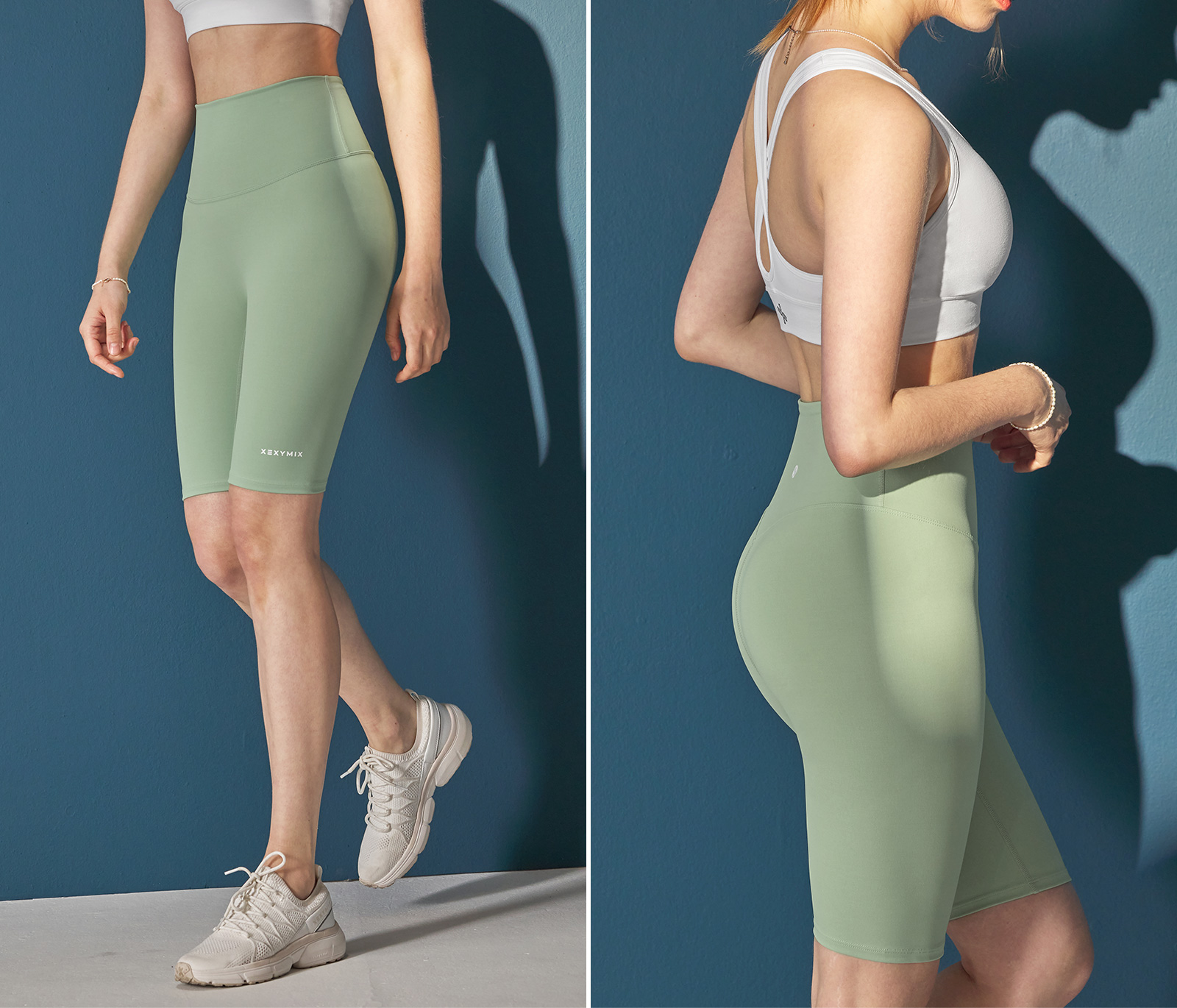 블랙라벨 시그니처 360N 레깅스 4.5부 스프링민트 상세 이미지 14